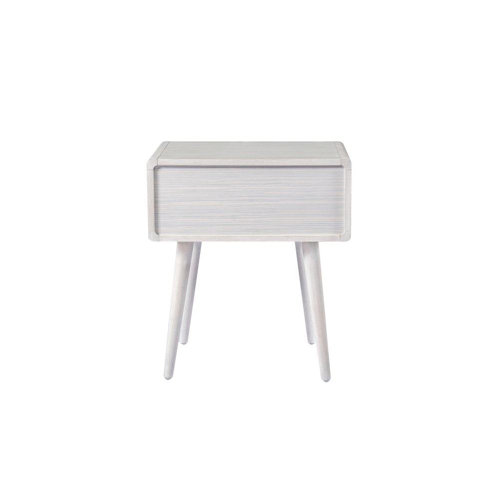 Cambria End Table - Zebrano Whitewash/Natural Cane. Picture 8