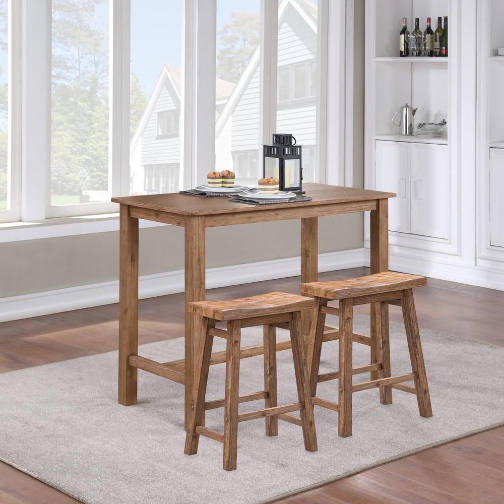 Sonoma Backless Saddle Counter Stool - Barnwood Wire-Brush. Picture 6