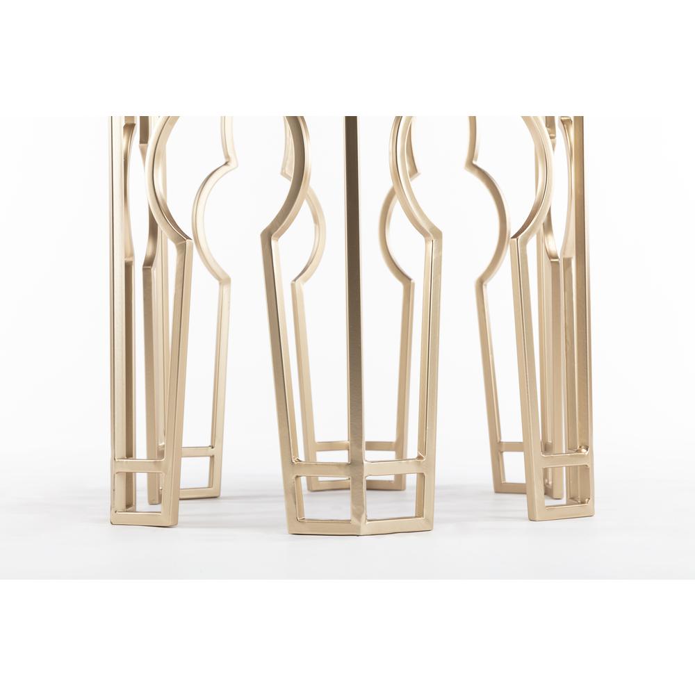 Genevieve Nesting Tables, Gold & Natural. Picture 17