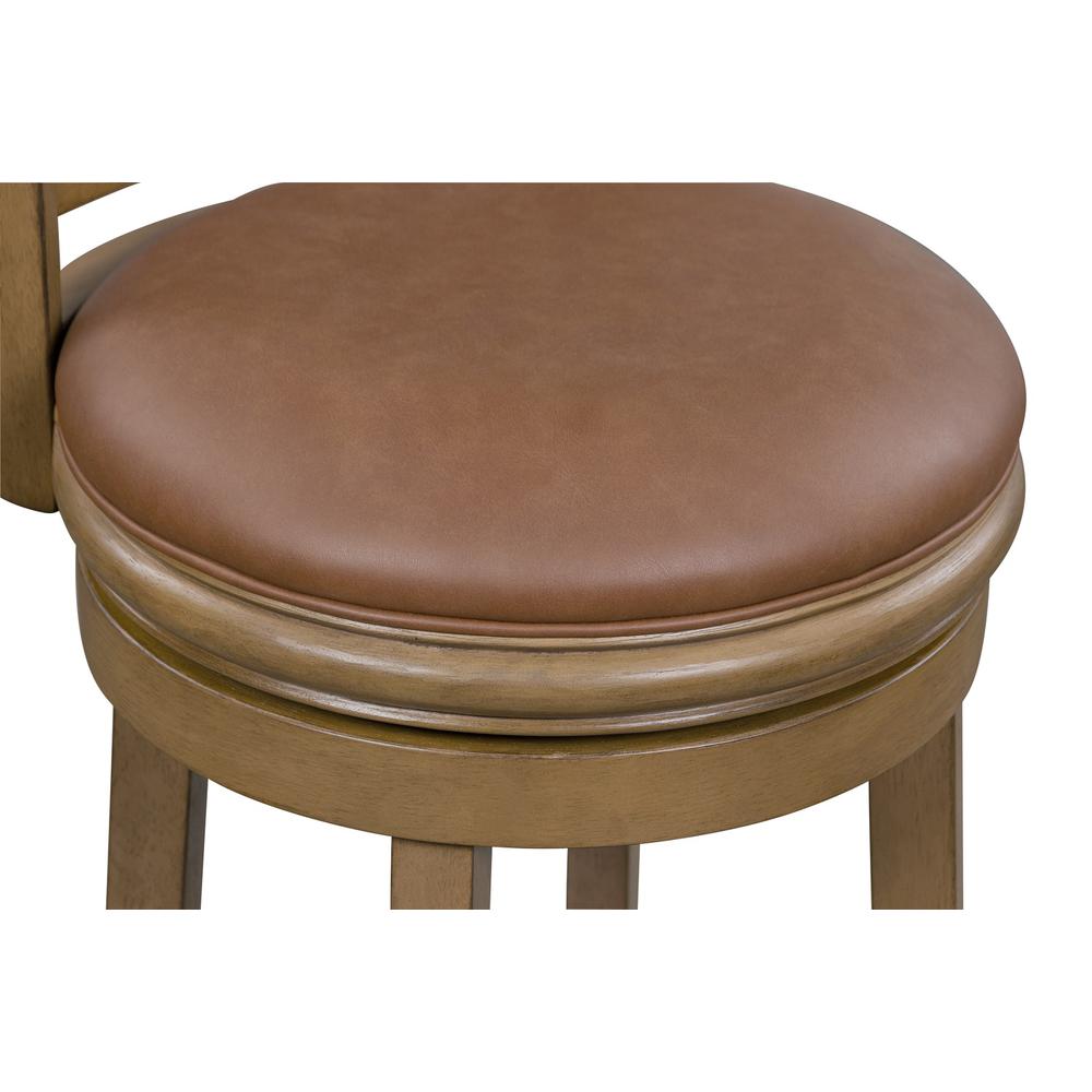 Augusta 26" Swivel Counter Stool - Distressed Sandrift. Picture 5
