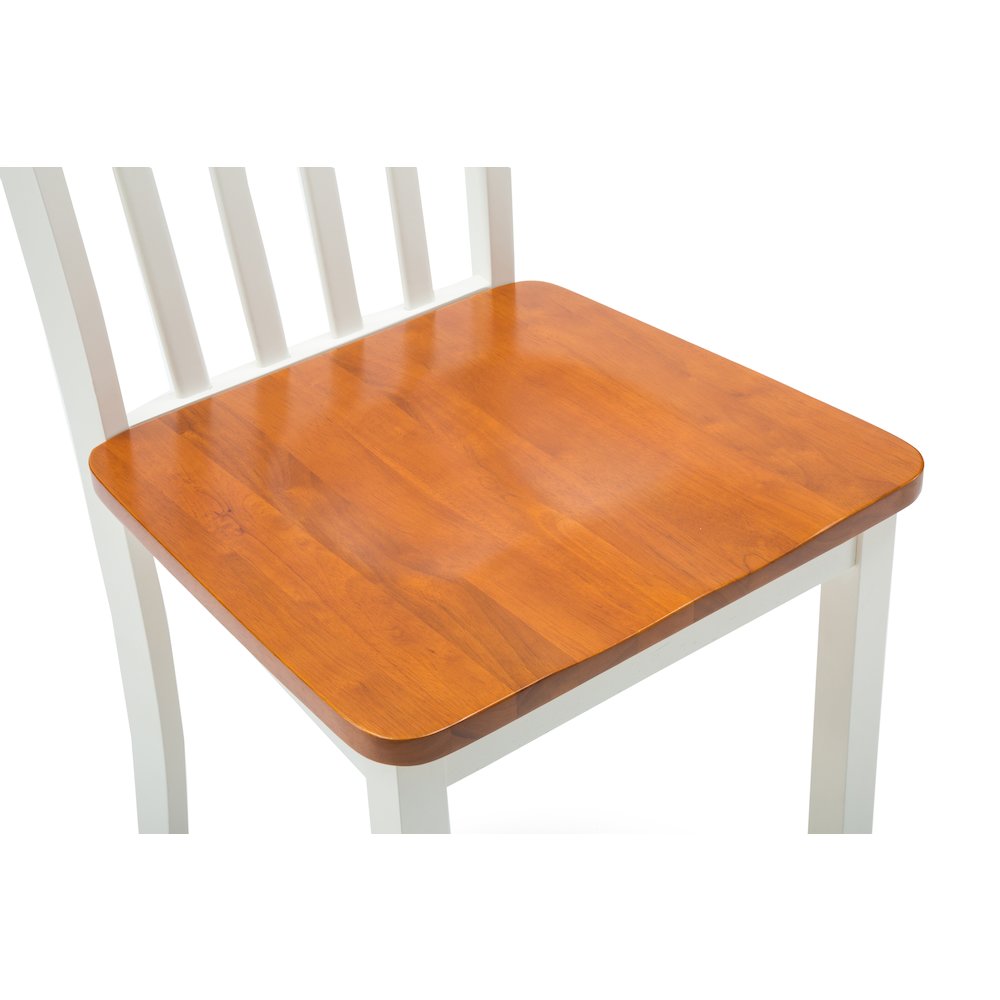 Bloomington Dining Chairs, Set of 2 - Cream/Honey Oak. Picture 8