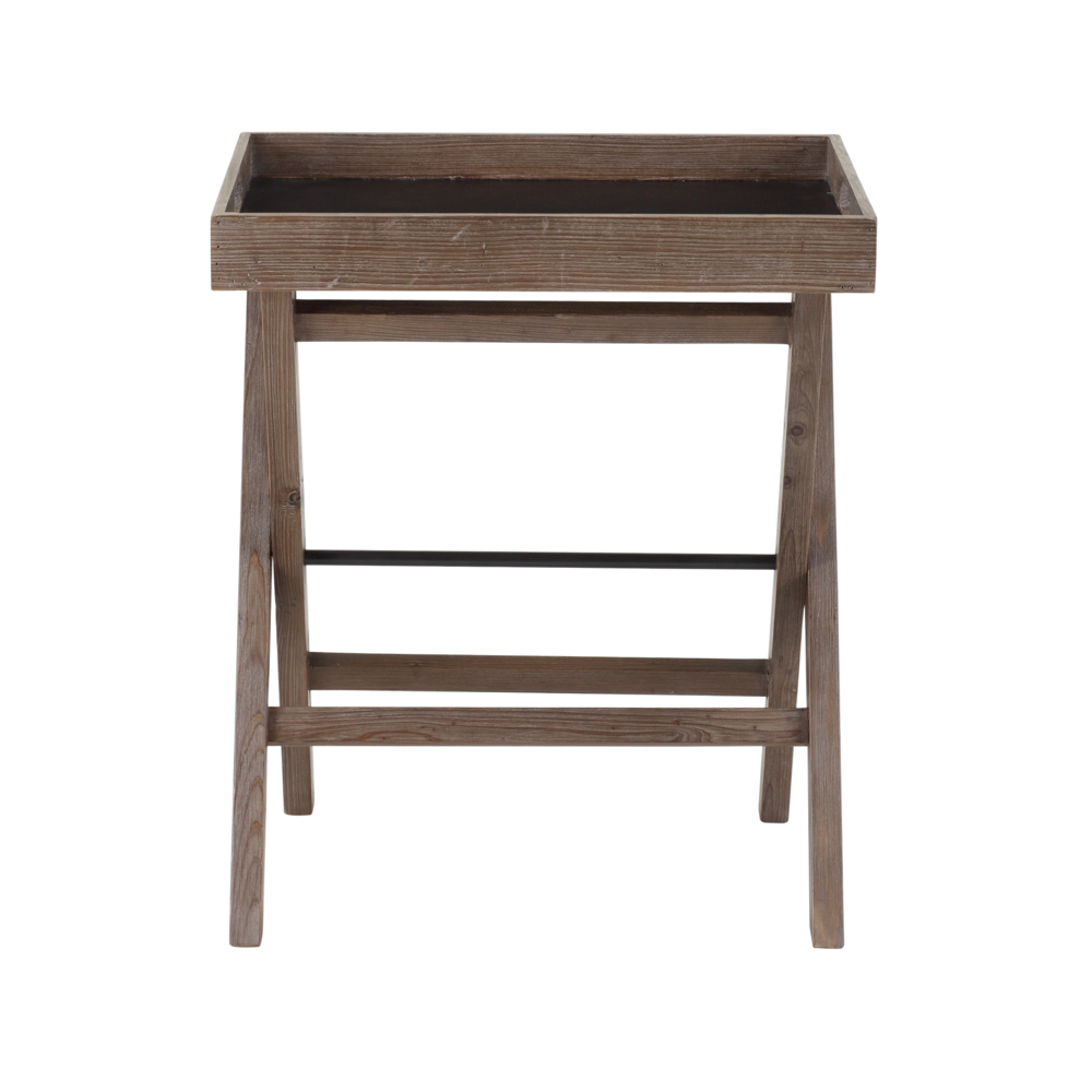 Andrew Corner Side Table in Natural. Picture 4