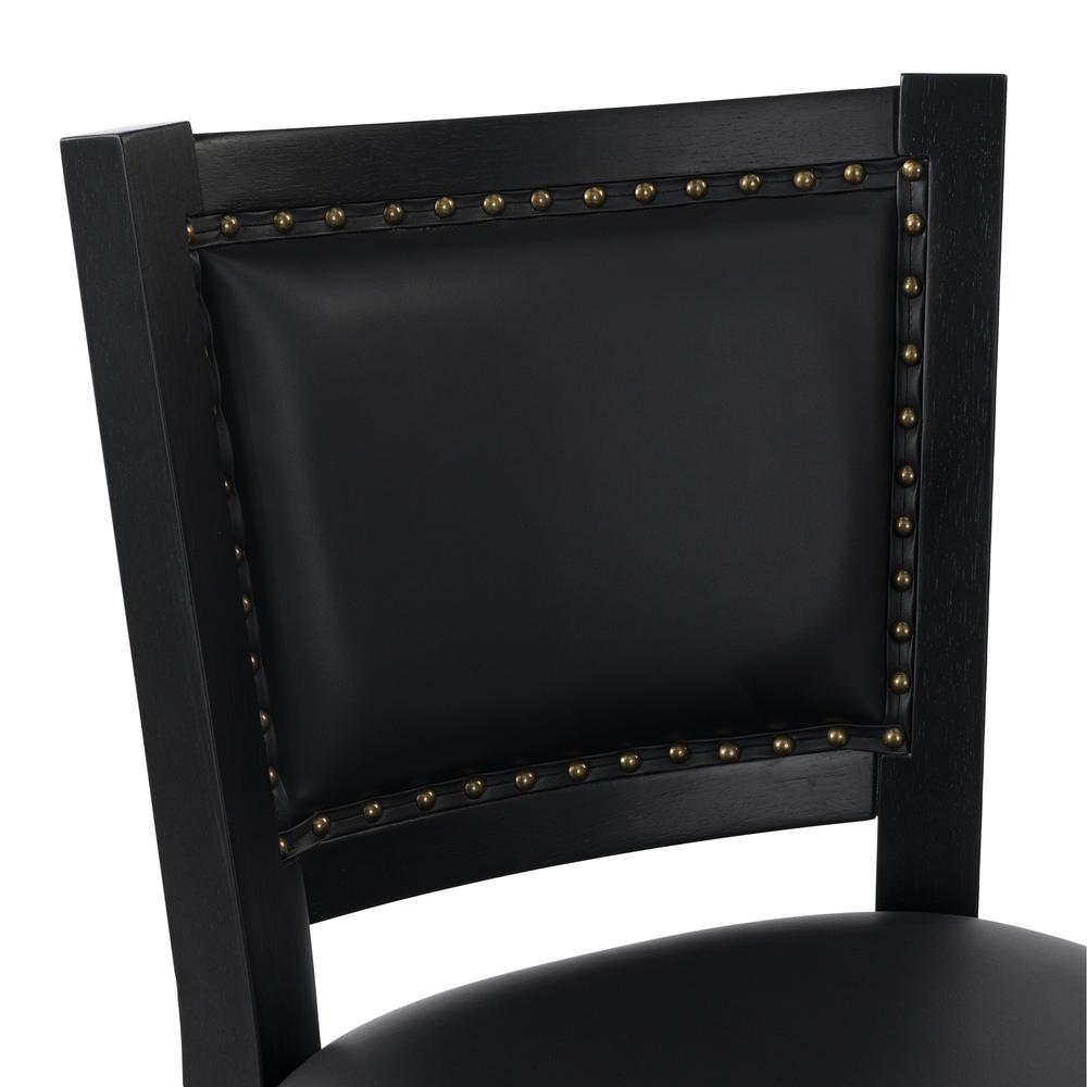 Broadmoor Bar Height Swivel Stool - Black. Picture 5