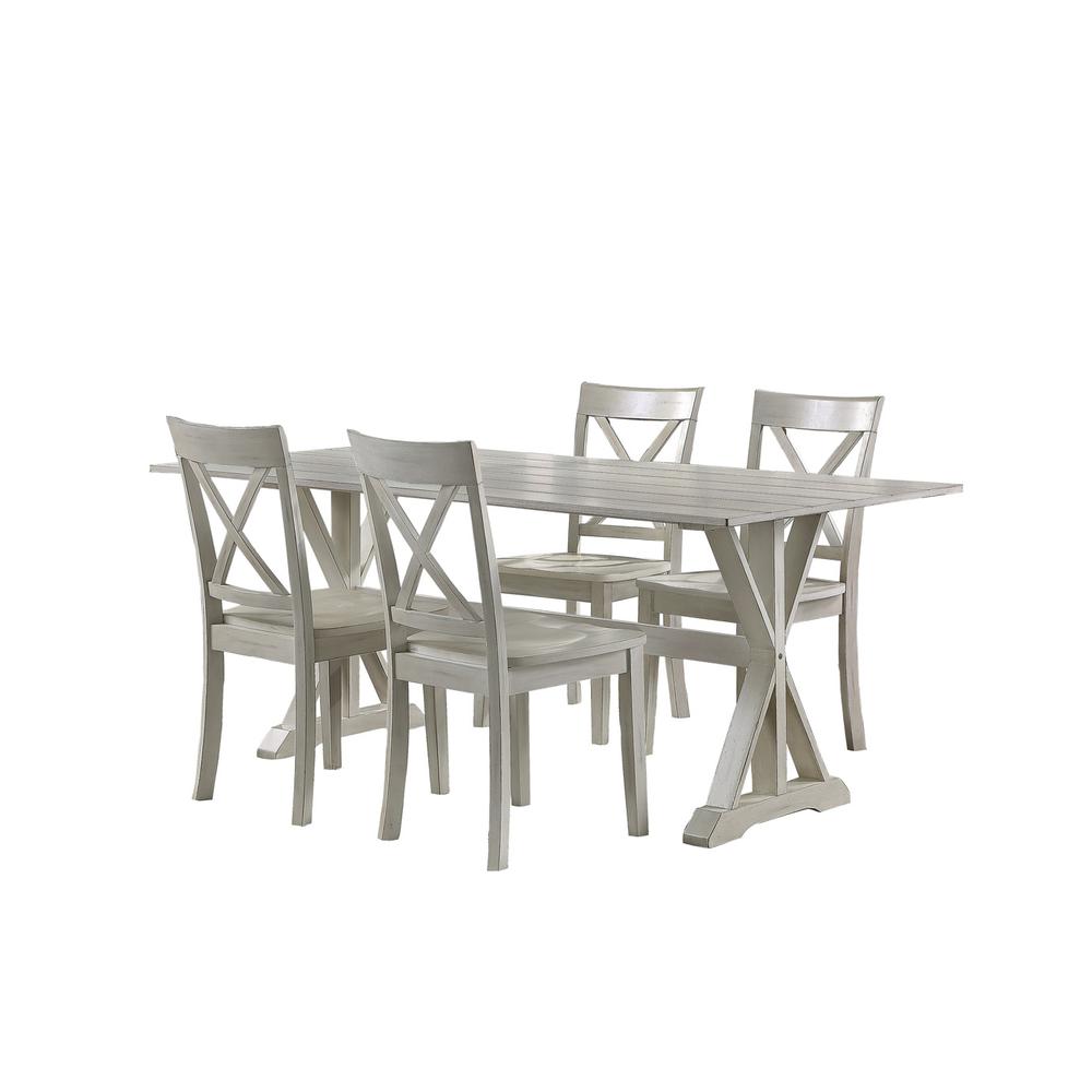 Jamestown 5pc Dining Set - Antique White. Picture 6