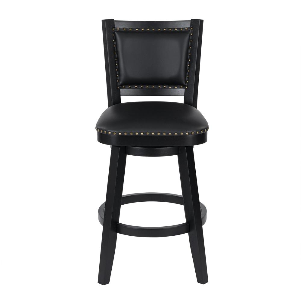 Broadmoor Bar Height Swivel Stool - Black. Picture 3