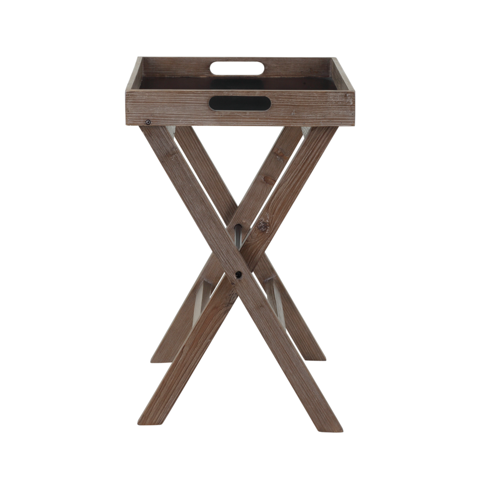 Andrew Corner Side Table in Natural. Picture 3