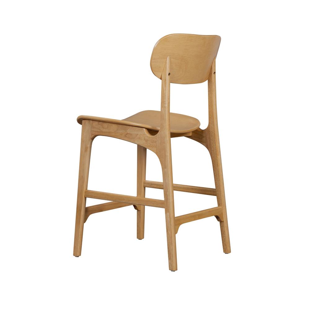 Solvang Wood Counter Stool - Natural Finish. Picture 3