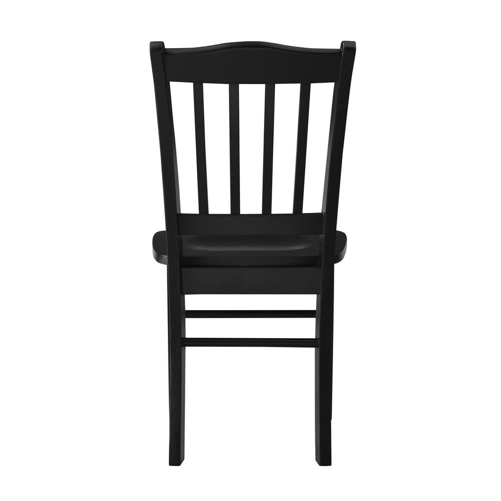 Shaker Dining Chairs, Set of 2 - Black. Picture 3