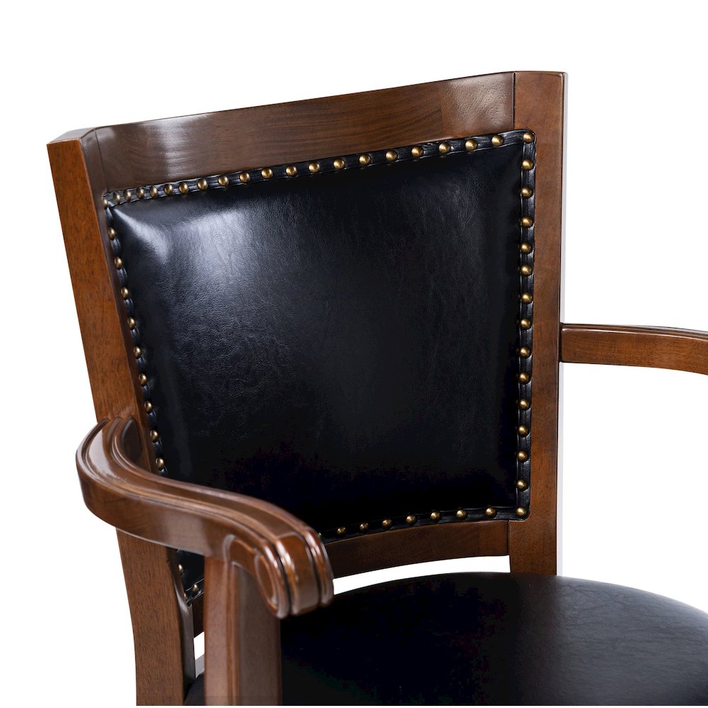 Jones Extra Tall Swivel Bar Stool - Cappuccino. Picture 5