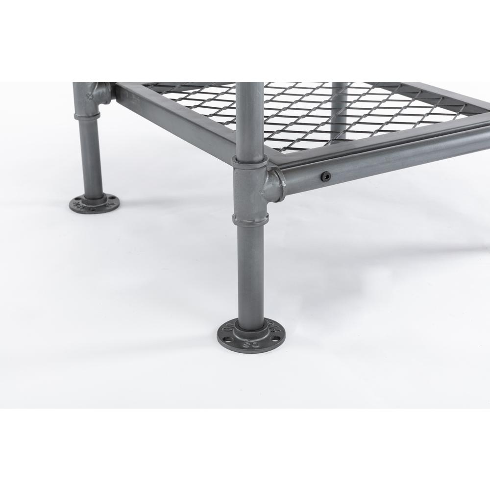 Newport End Table, Gray/Natural. Picture 7