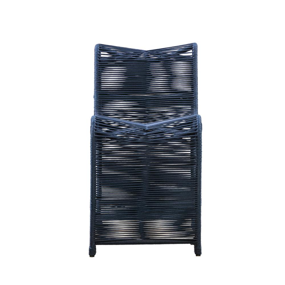 Lorenzo Blue Rope Counter Stool - Set of 2. Picture 6