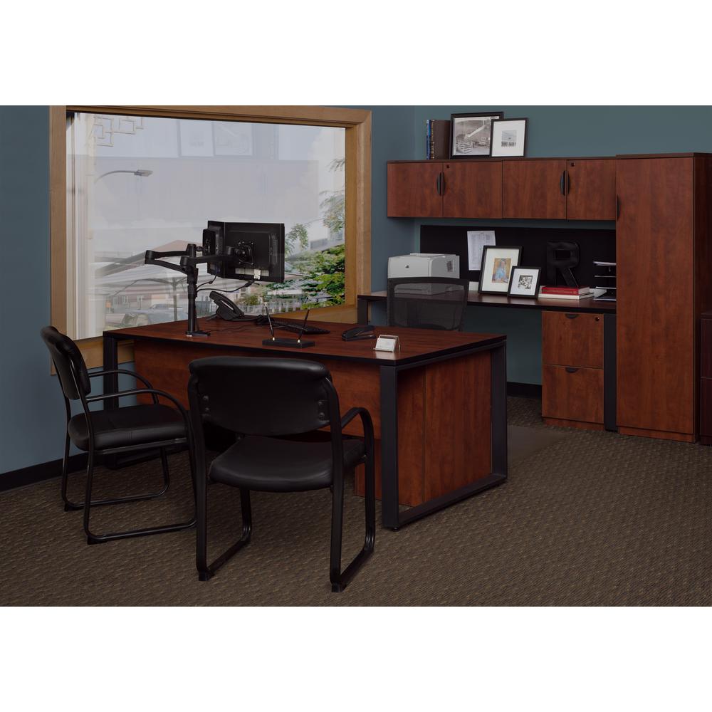 Crusoe Big & Tall Side Chair- Black. Picture 2