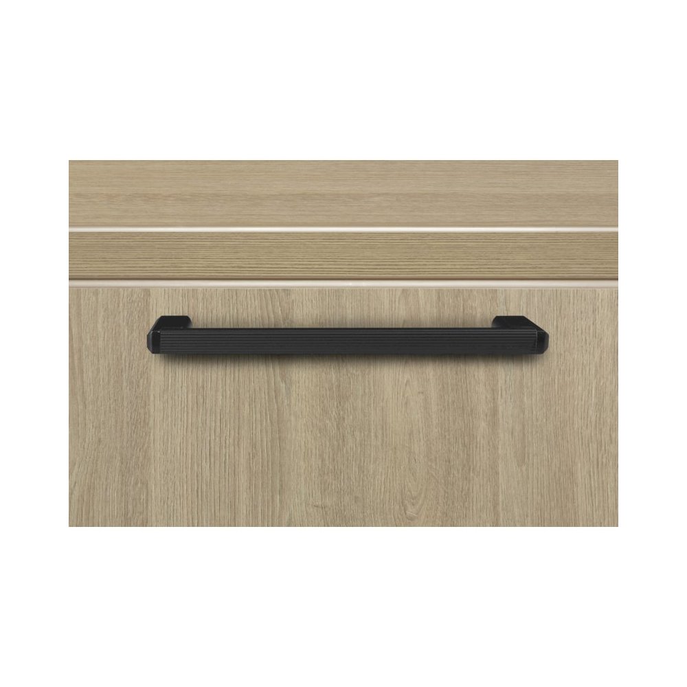 60 x 77 in. L Desk with Single Full Pedestal Drawer Unit- Noble Oak. Picture 9
