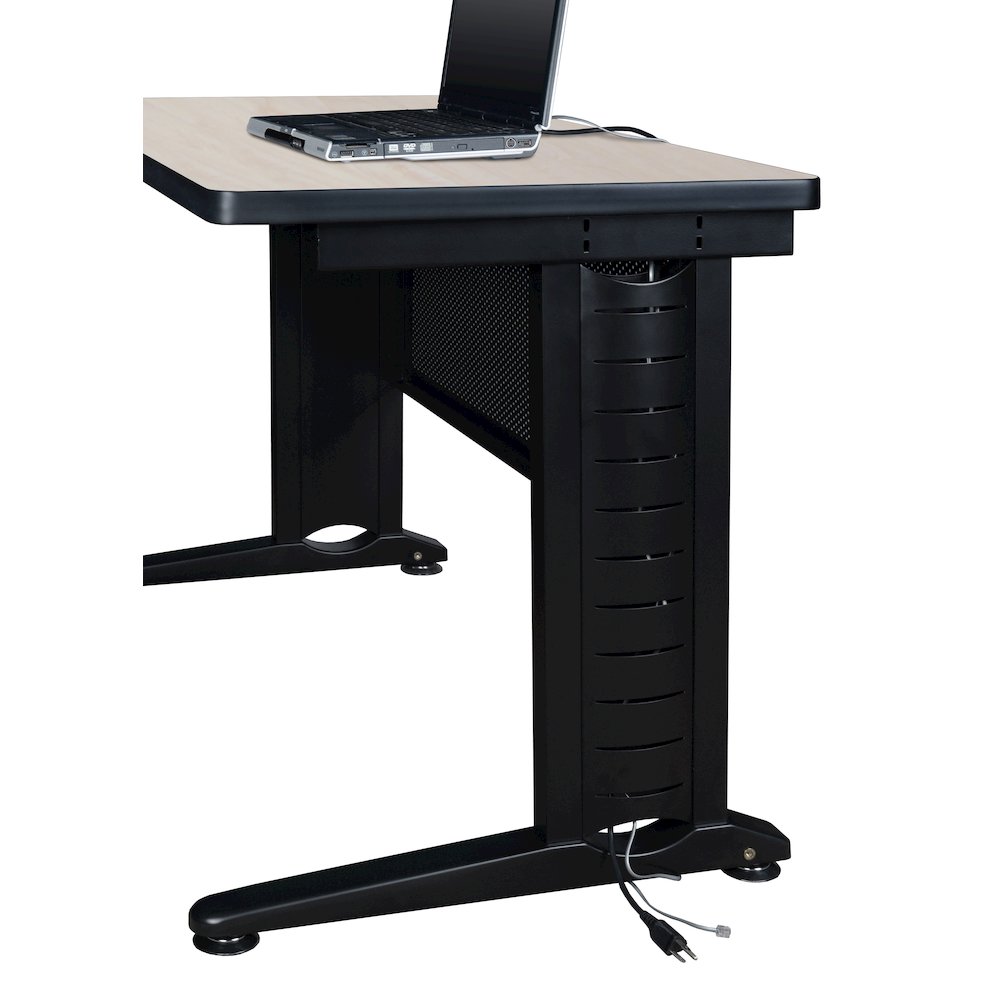 66 x 72 in. L Shape Desk Shell- Maple. Picture 3