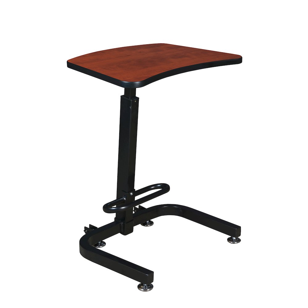 Sitting or Standing Desk, Cherry. Picture 1