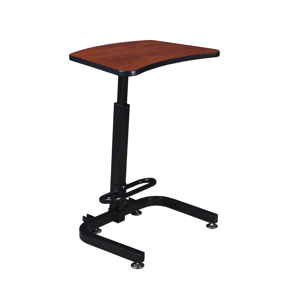 Sitting or Standing Desk, Cherry. Picture 3