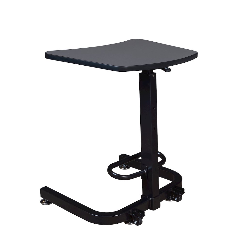 Sitting or Standing Desk, Grey. Picture 2