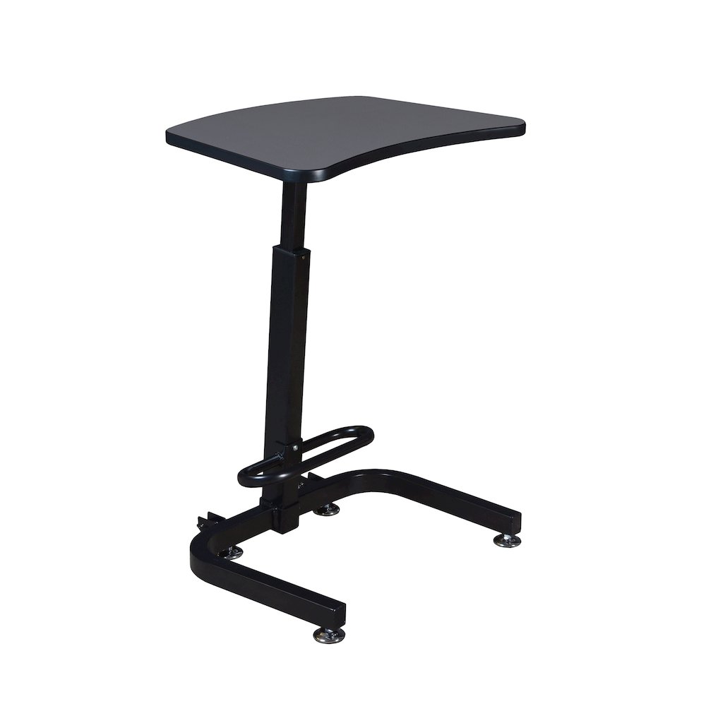Sitting or Standing Desk, Grey. Picture 3