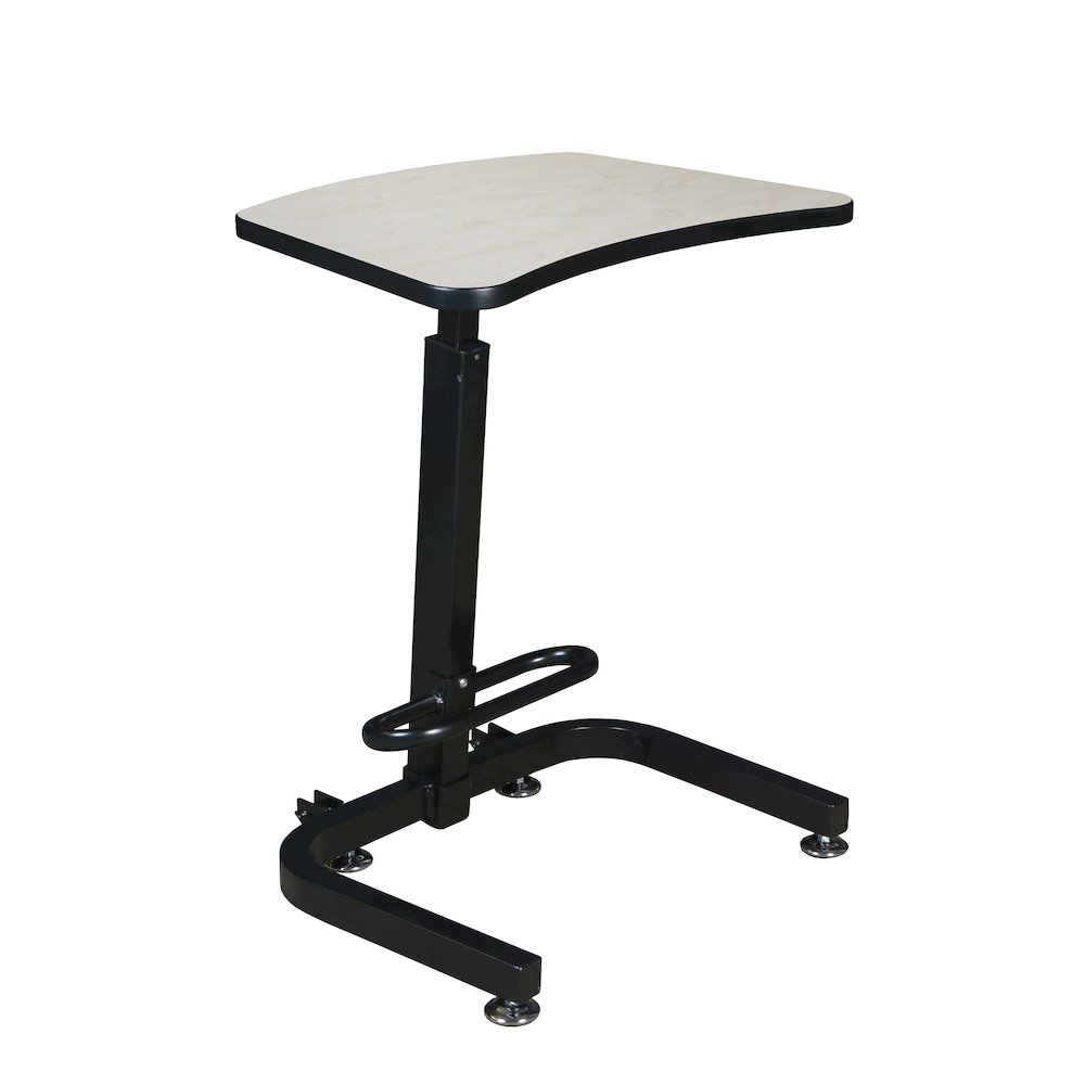 Sitting or Standing Desk, Maple. Picture 1