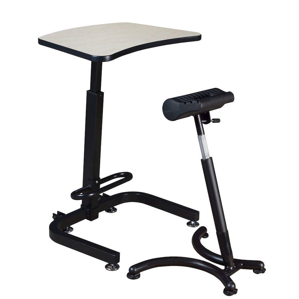 Sitting or Standing Desk, Maple. Picture 4