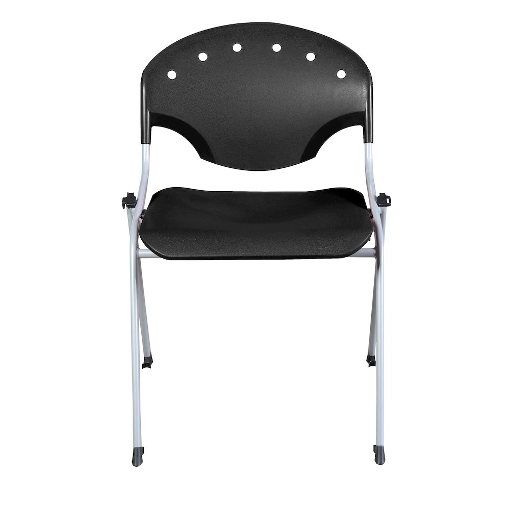 Rico Classroom Training Stack Chair Armless - Black - 4 Pack. Picture 6