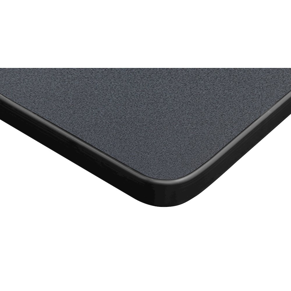 48 in. Large Square X-Base Breakroom Table- Grey Top, Grey Legs. Picture 3