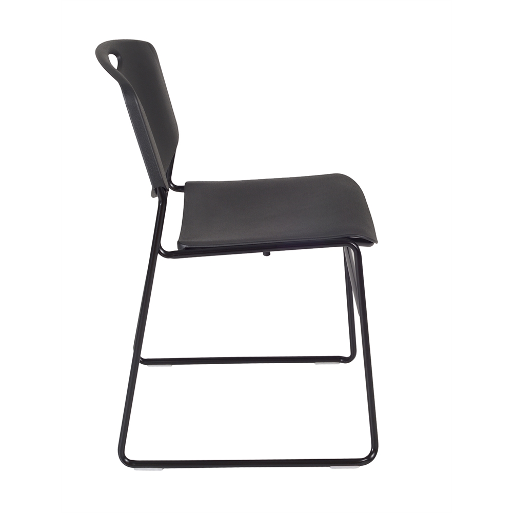 Zeng Stack Chair (8 pack)- Black. Picture 4