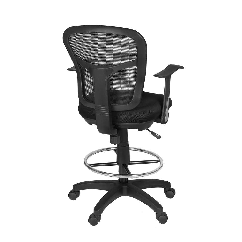 Harrison Swivel Stool- Black. Picture 3