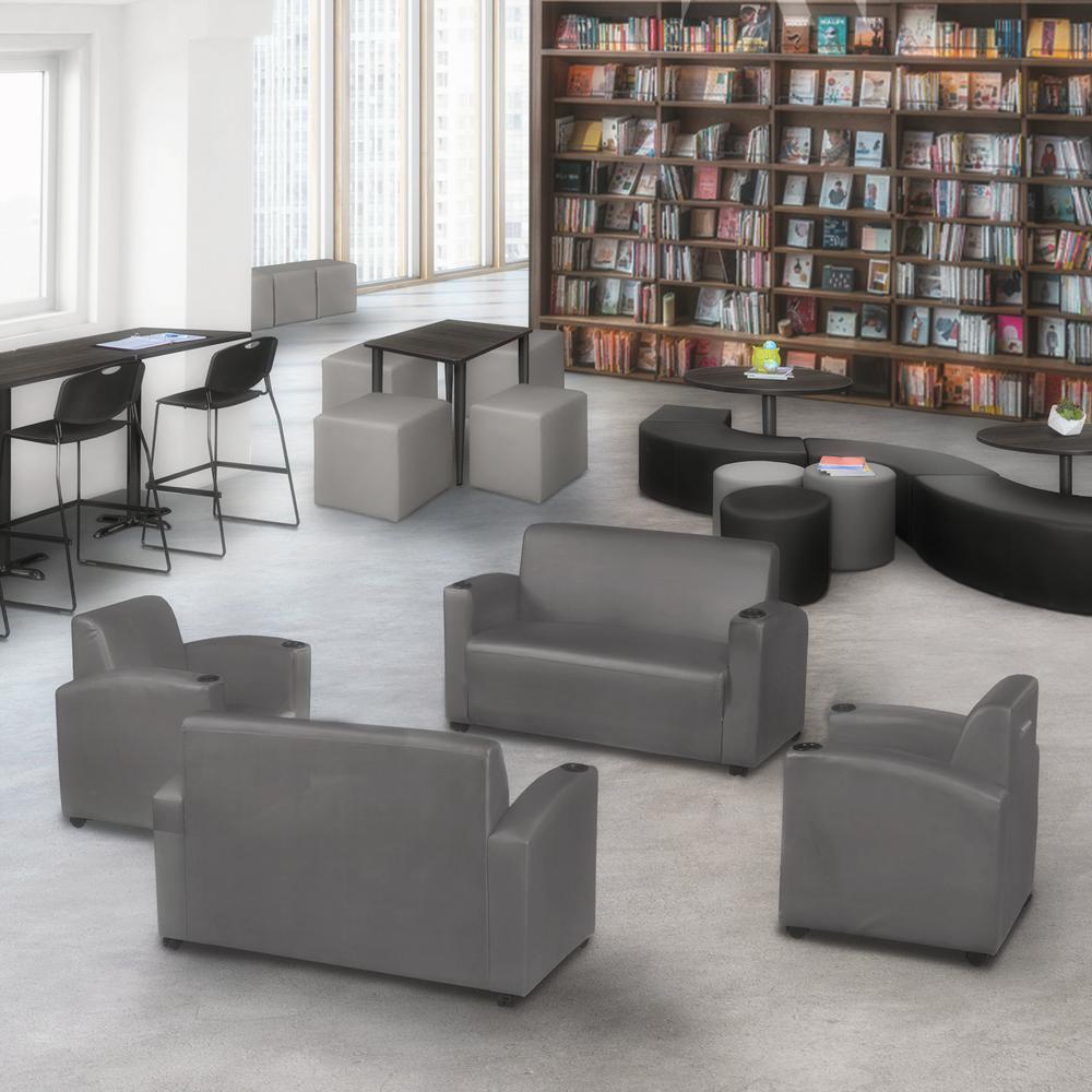 Supernova Loveseat- Grey. Picture 3