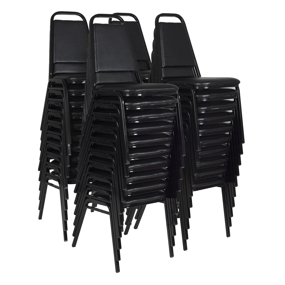 Restaurant Stack Chair (40 pack)- Black. Picture 1