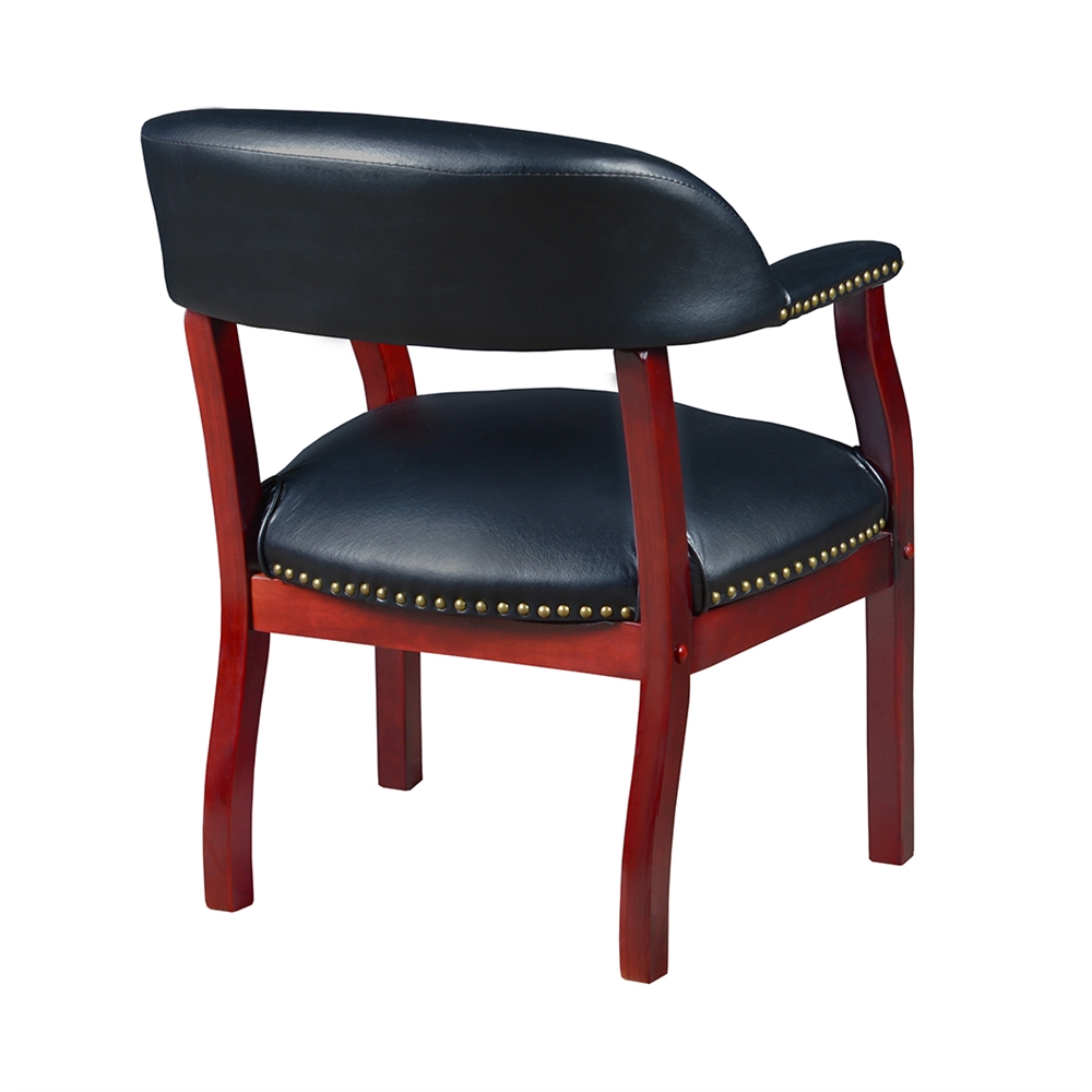 Ivy League Captain Chair- Black. Picture 3