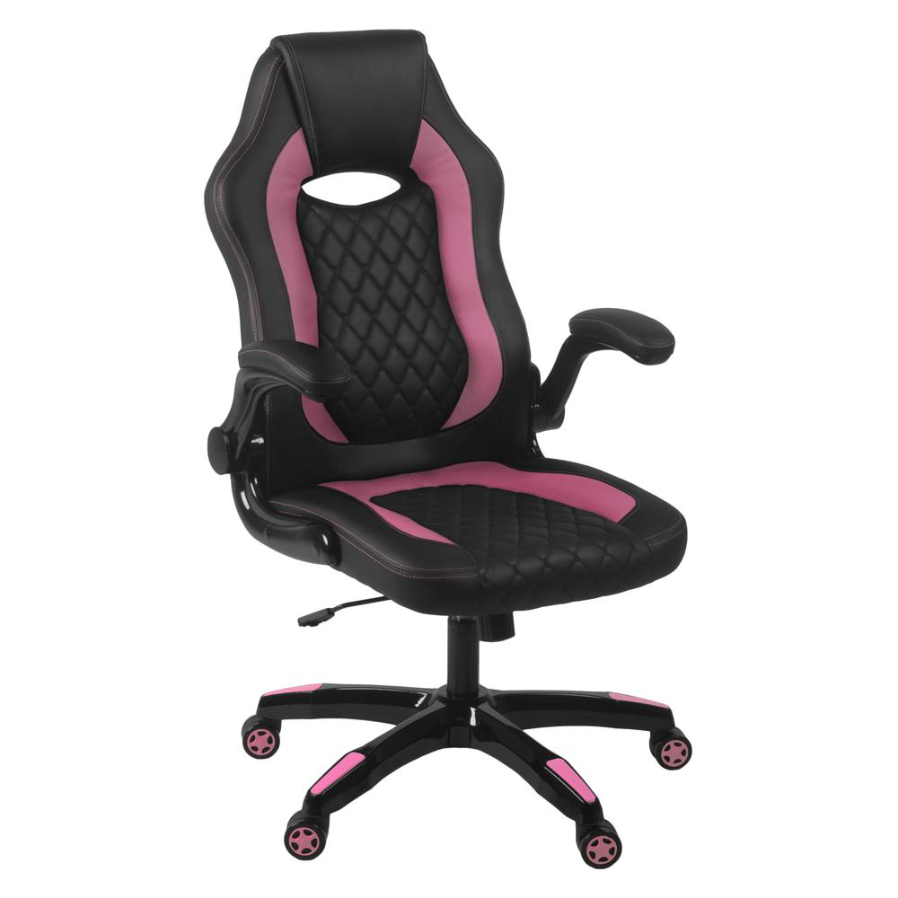 AON Archeus Ergonomic Gaming Chair - Black & Pink. Picture 1