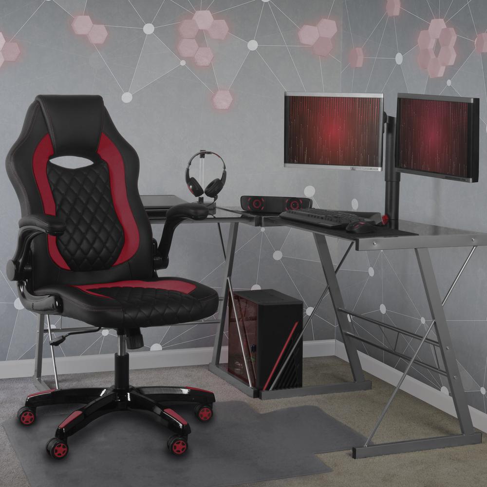 AON Archeus Ergonomic Gaming Chair - Black & Red. Picture 3