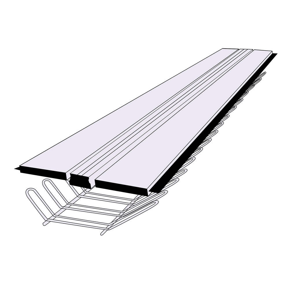 72" Benching Trough. Picture 1