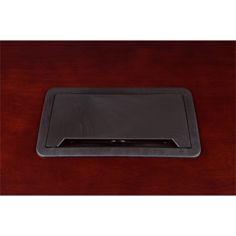 Prestige 96" x 48" Conference Table with Power Data Grommet- Mahogany. Picture 3