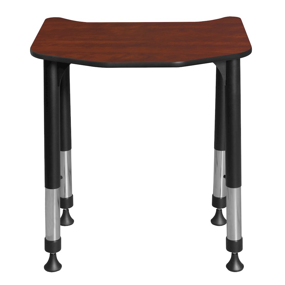 26 x 24 in Height Adjustable Student Activity Desk- Cherry. Picture 4