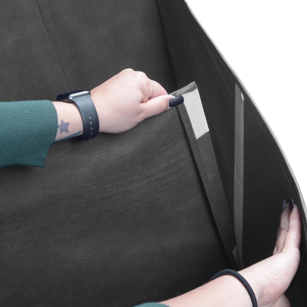 Niche Cubo Fabric Storage Trunk- Grey. Picture 5