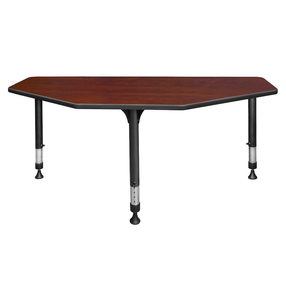 60 in 2 Student Classroom Desk- Cherry. Picture 1