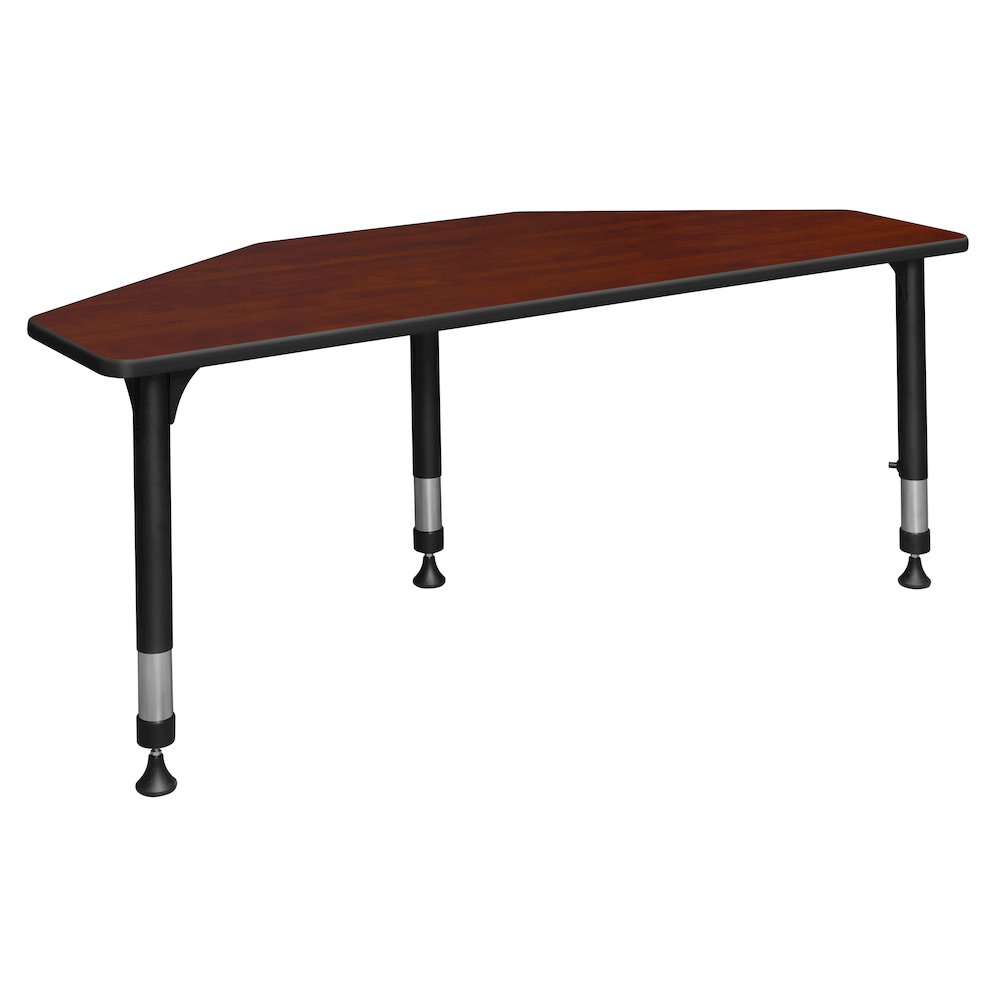 60 in 2 Student Classroom Desk- Cherry. Picture 2