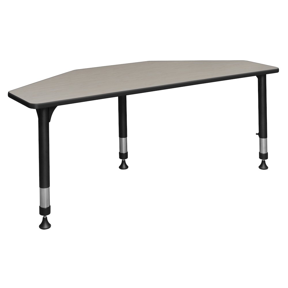 60 in 2 Student Classroom Desk- Maple. Picture 2