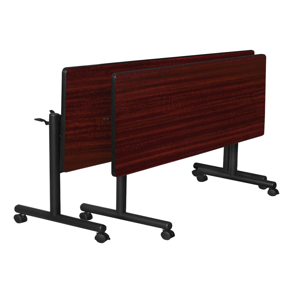 48 x 30 in. Flip-Top Training Nesting Table- Mahogany. Picture 6