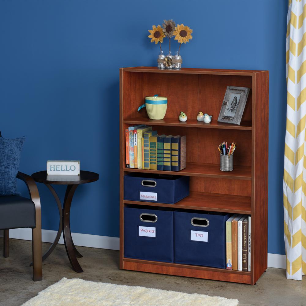 Legacy 47" High Bookcase- Cherry. Picture 5