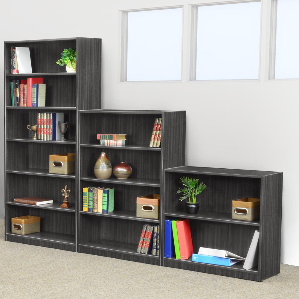 Legacy 71" High Bookcase- Ash Grey. Picture 6