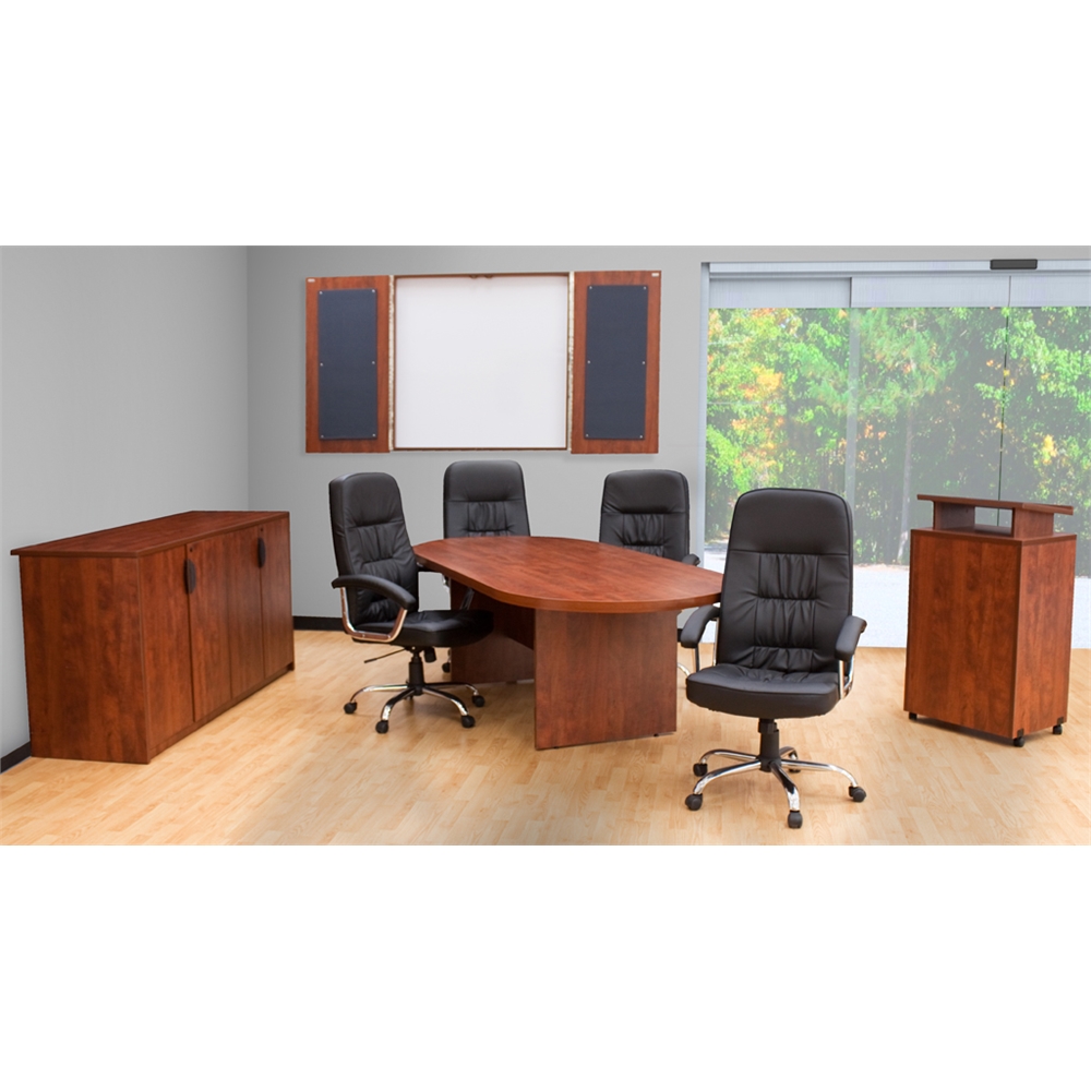 Legacy Freestanding Lectern- Cherry. Picture 5