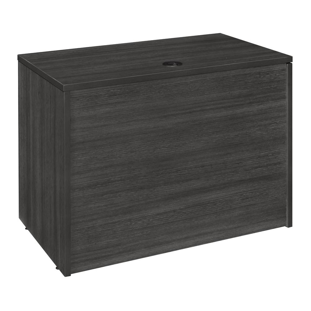Legacy 42" Desk Shell- Ash Grey. Picture 3