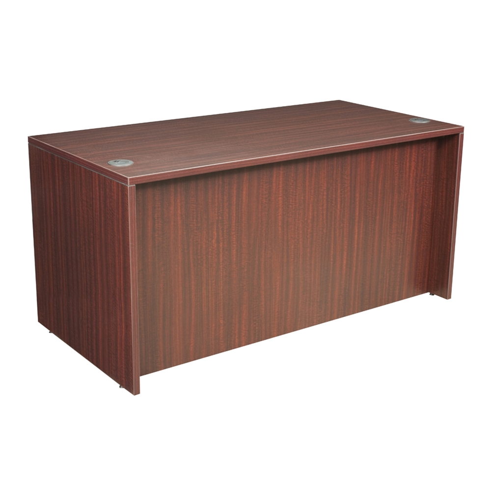 Legacy 60" Desk Shell- Mahogany. Picture 3