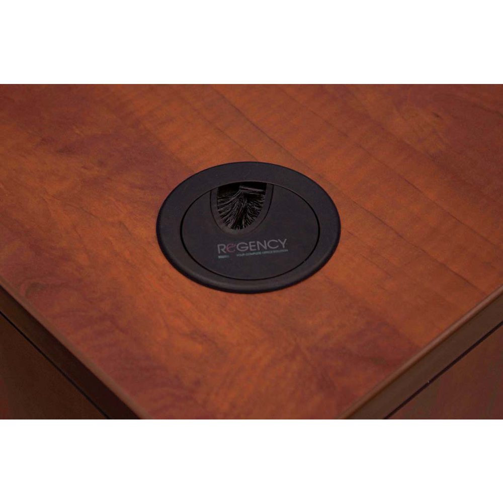 Legacy 60" Desk Shell- Mahogany. Picture 4