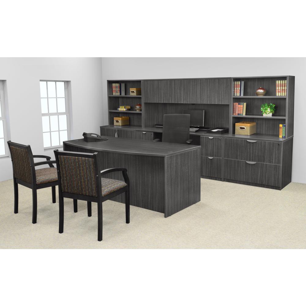 Legacy 35" Open Hutch- Ash Grey. Picture 5