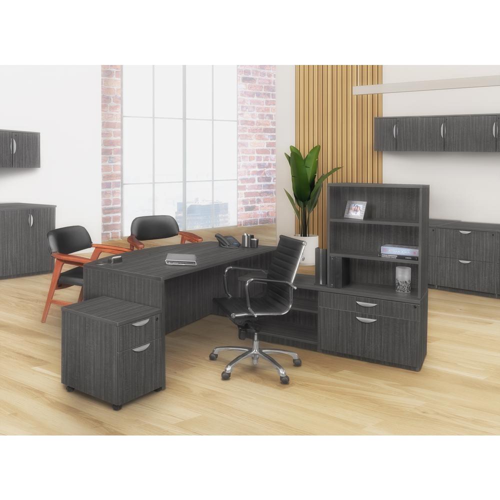 Legacy 35" Open Hutch- Ash Grey. Picture 6