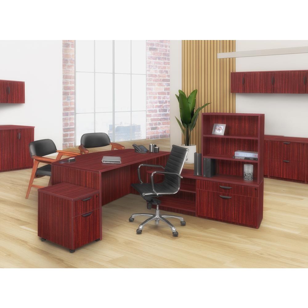 Legacy 35" Open Hutch- Mahogany. Picture 2